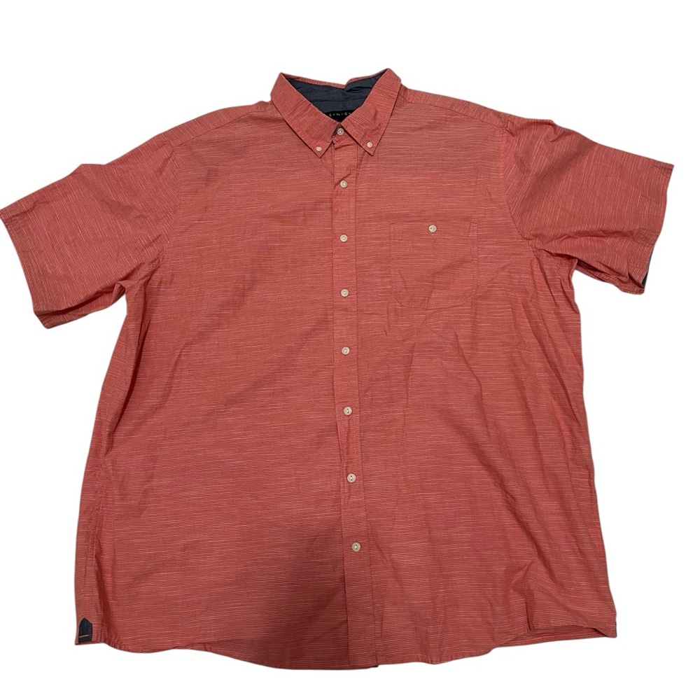 Synrgy Short Sleeve Button Down Shirt‎ 2XL